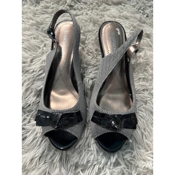 Naturalizer Slingback Kitten Heels Women's Size 7 Barker - Picture 1 of 4